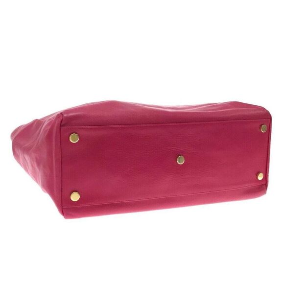 SAINT LAURENT PARIS Vorise 314252 Pink Leather Tote Bag - Picture 4 of 14